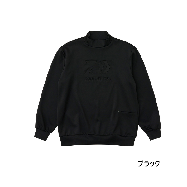 画像1: ≪'25年9月新商品！≫ ダイワ ダンロテック スウェットモックネック DE-8725 ブラック XLサイズ