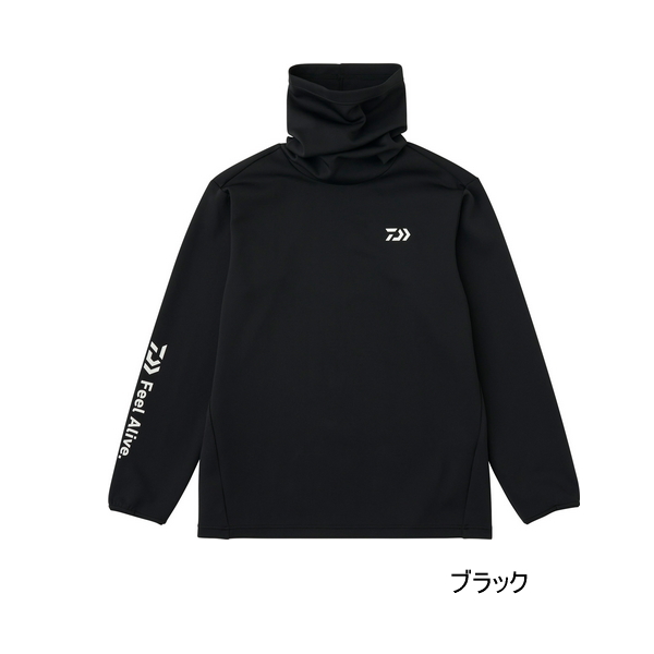画像1: ≪'25年9月新商品！≫ ダイワ ストレッチシャツネックウォーマー DE-9325 ブラック 2XLサイズ