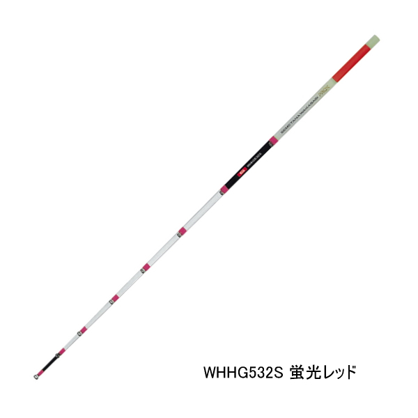 画像1: ≪'25年9月新商品！≫ PROX 攻棚ワカサギ扁平穂先GS WHHG532S 蛍光レッド S 〔全長 32cm〕