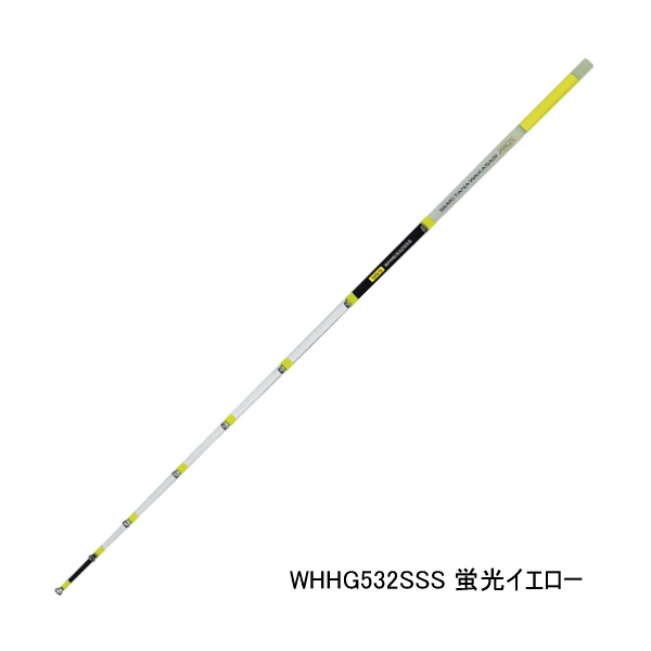 画像1: ≪'25年9月新商品！≫ PROX 攻棚ワカサギ扁平穂先GS WHHG532SSS 蛍光イエロー SSS 〔全長 32cm〕