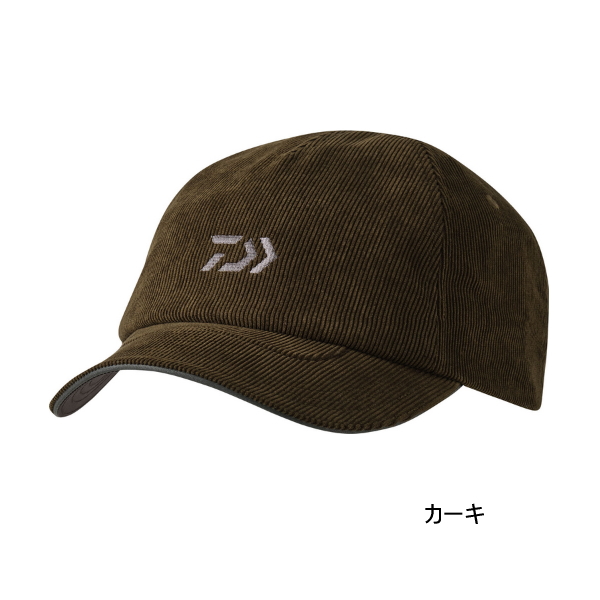 画像1: ≪'25年9月新商品！≫ ダイワ コーデュロイキャップ DC-4125W カーキ フリーサイズ