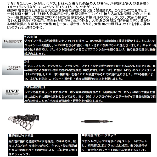 画像2: ≪'25年10月新商品！≫ ダイワ バトルゲーム XFG(エクストリームフカセゲーム) 8-42 〔仕舞寸法 122cm〕 【保証書付き】