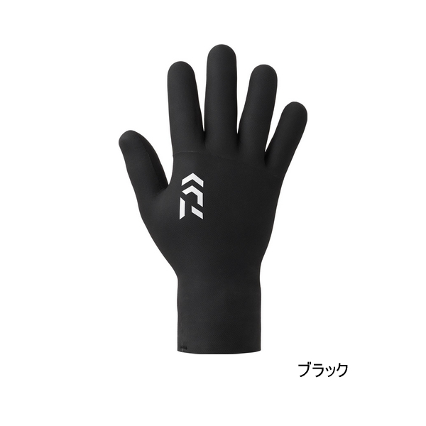 画像1: ≪'25年9月新商品！≫ ダイワ クロロプレン防水グローブ DG-2025W ブラック Lサイズ