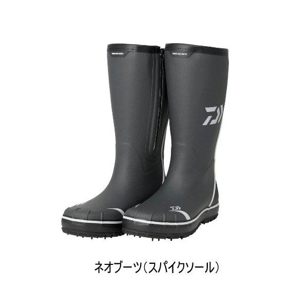 画像1: （25年10月新商品） ダイワ ネオブーツ（スパイクソール） NB-3106 グレー Mサイズ