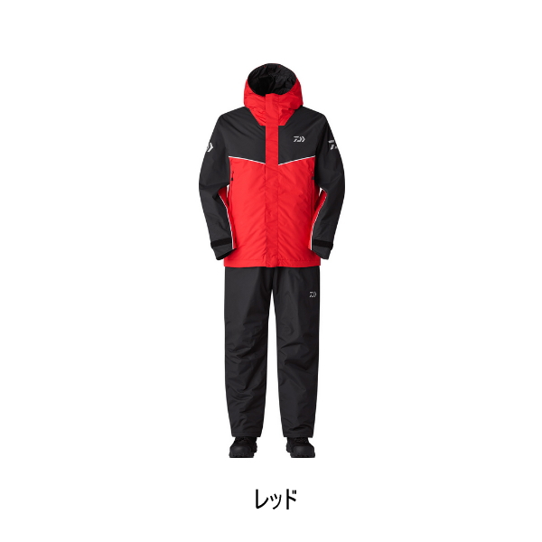 画像1: （25年10月新商品） ダイワ レインマックス（R） ハイロフトウインタースーツ DW-3425 レッド XLサイズ