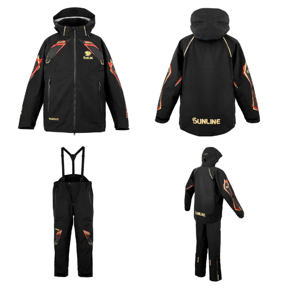 画像2: （25年11月新商品） サンライン ディアプレックス オールウェザースーツ SUW-25901 ブラック Lサイズ （11月発売予定／ご予約受付中）