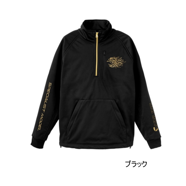 画像1: （25年11月新商品） サンライン フリースハーフジッププルオーバー SUW-02502 ブラック Mサイズ （11月発売予定／ご予約受付中）