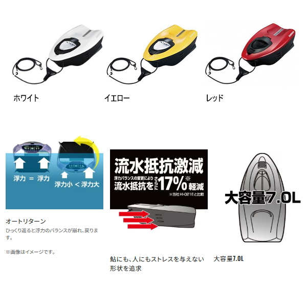 画像2: シマノ アドバンスパワー HI-042P イエロー 7L