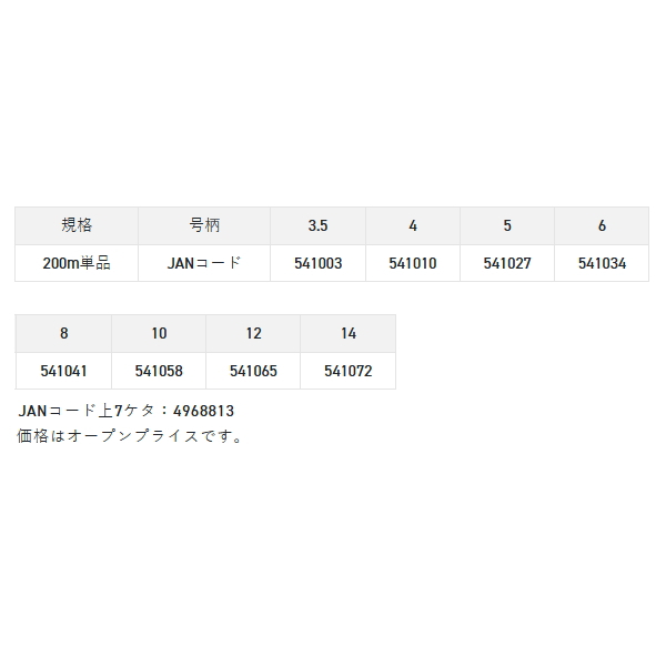 画像: サンライン 松田スペシャル ブラックストリーム マーク X 200m 4号 （小型商品）