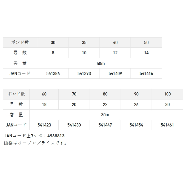 画像: サンライン ソルティメイト ツナギート FC 30m 18号 クリア （小型商品）