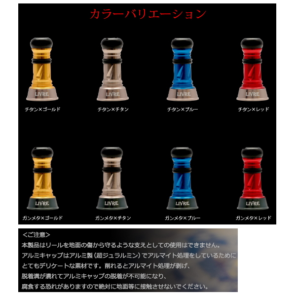 画像2: リブレ カスタムバランサー ショート シマノ1000〜C2000用 C2タイプ CBS-CA2-GMB ガンメタ／ブルー 8118 （返品不可） （小型商品）