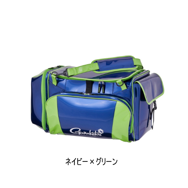 画像1: がまかつ ライトバッグ4 GB-392 ネイビー×グリーン