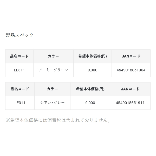 画像: がまかつ ラグゼ カーストレージバッグ LE-311 シアン×グレー