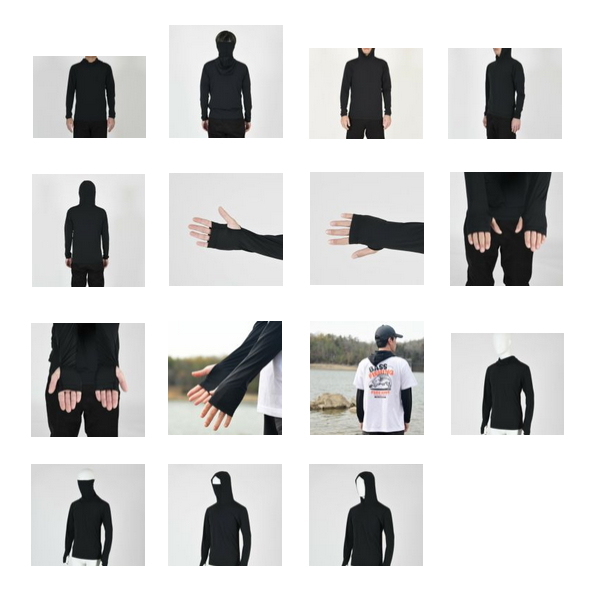 画像2: ハヤブサ HYOON（ヒョウオン） ベンチレーション フルカバーアンダーシャツ Y1683 ブラック（90） Lサイズ