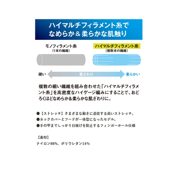 画像4: ハヤブサ HYOON（ヒョウオン） ベンチレーション フルカバーアンダーシャツ Y1683 ブラック（90） Lサイズ