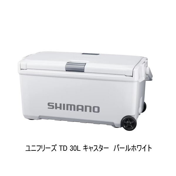 画像1: （26年3月新商品） シマノ ユニフリーズ TD キャスター ND-430Z パールホワイト 30L （3月発売予定／ご予約受付中） （大型1/代引と離島不可）