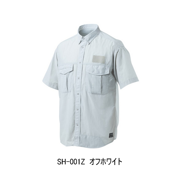 画像1: （26年3月新商品） シマノ フィッシングシャツ ショートスリーブ SH-001Z オフホワイト XLサイズ （3月発売予定／ご予約受付中）