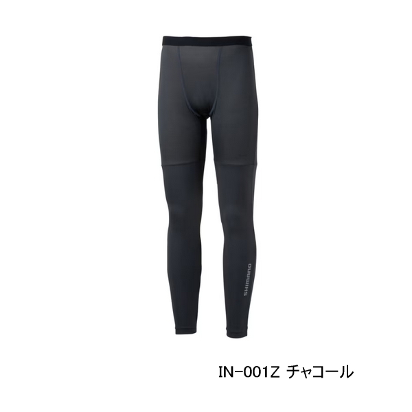 画像1: （26年3月新商品） シマノ ハイブリッドインナー タイツ IN-001Z チャコール Mサイズ （3月発売予定／ご予約受付中）