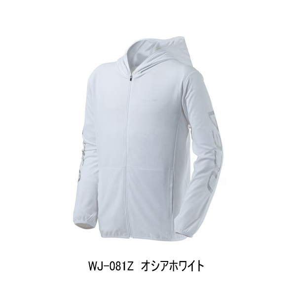 画像1: （26年3月新商品） シマノ サンプロテクション ジップアップ パーカー WJ-081Z オシアホワイト Mサイズ （3月発売予定／ご予約受付中）