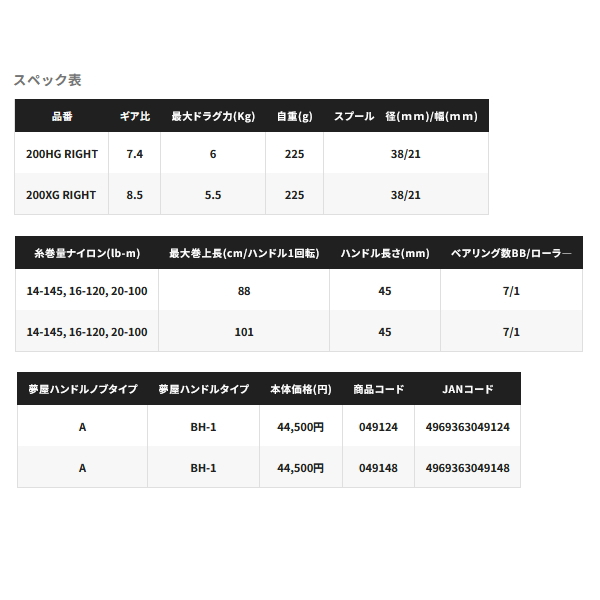 画像: （26年6月新商品） シマノ 26 スコーピオン DC MD 200XG（右） （6月発売予定／ご予約受付中） （小型商品）