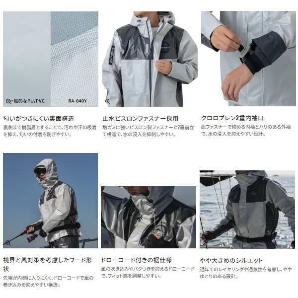 画像3: （26年4月新商品） シマノ ULイージーケア ジャケット 05 RA-040Y ブルータイダイ XLサイズ （4月発売予定／ご予約受付中）