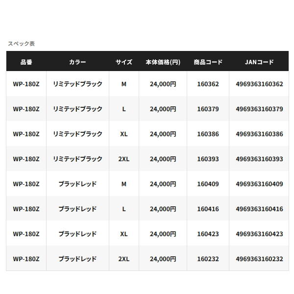 画像: （26年3月新商品） シマノ リミテッドプロ ゴアテックスウィンドストッパー パンツ WP-180Z ブラッドレッド Lサイズ （3月発売予定／ご予約受付中）