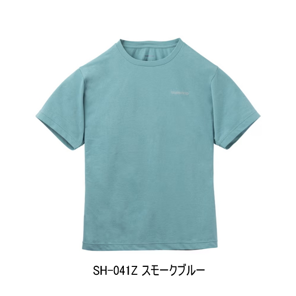 画像1: （26年3月新商品） シマノ ドライメッシュTシャツ SH-041Z スモークブルー 2XLサイズ （3月発売予定／ご予約受付中）