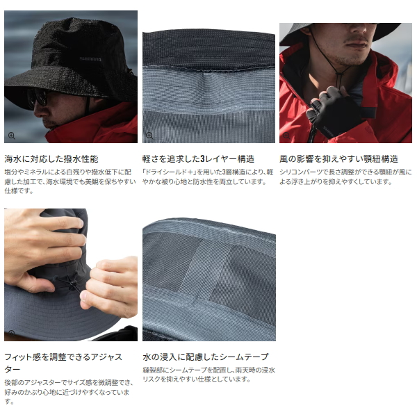 画像3: （26年3月新商品） シマノ レインハット CA-087Z カーキ Lサイズ （3月発売予定／ご予約受付中）