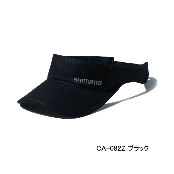 画像1: （26年3月新商品） シマノ スリムサンバイザー CA-082Z ブラック Mサイズ （3月発売予定／ご予約受付中）