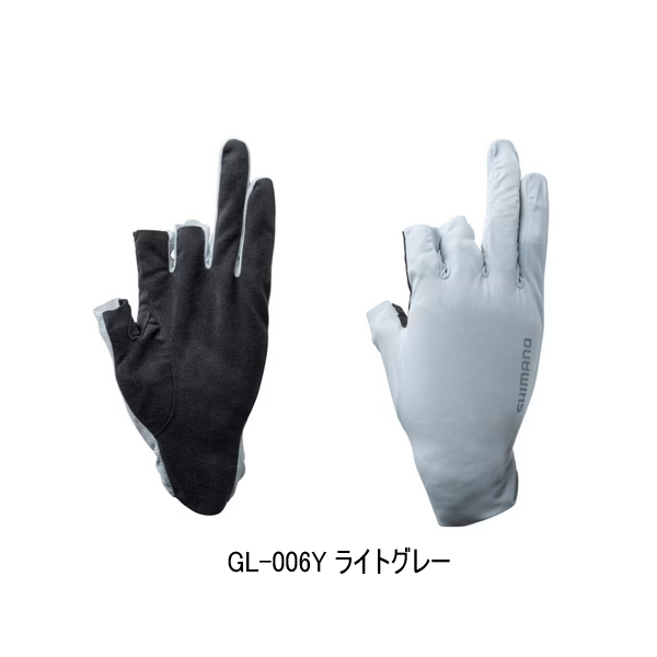 画像1: （26年3月新商品） シマノ 05 センシティブ グローブ 3 GL-006Y ライトグレー XLサイズ （3月発売予定／ご予約受付中）