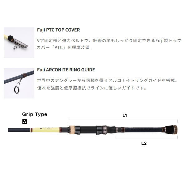 画像3: （26年3月新商品） テイルウォーク（tail walk） アウトバック パピー S62ML-T （仕舞寸法 22.5cm） （保証書付き） （3月発売予定／ご予約受付中）