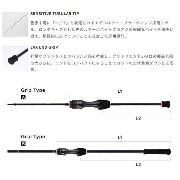 画像3: （26年3月新商品） テイルウォーク（tail walk） アジスト SD S84／TT フロート （仕舞寸法 130cm） （保証書付き） （3月発売予定／ご予約受付中）