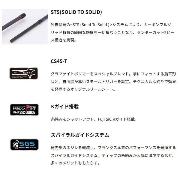 画像2: （26年4月新商品） アルファタックル（alpha tackle） アルバトロス STS 175L （仕舞寸法 90.5cm） （4月発売予定／ご予約受付中）
