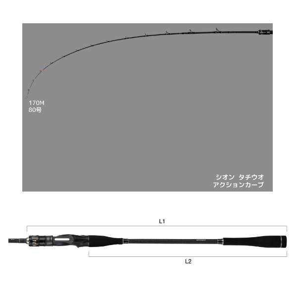 画像4: （26年4月新商品） アルファタックル（alpha tackle） シオン タチウオ 170M （仕舞寸法 88.5cm） （4月発売予定／ご予約受付中）