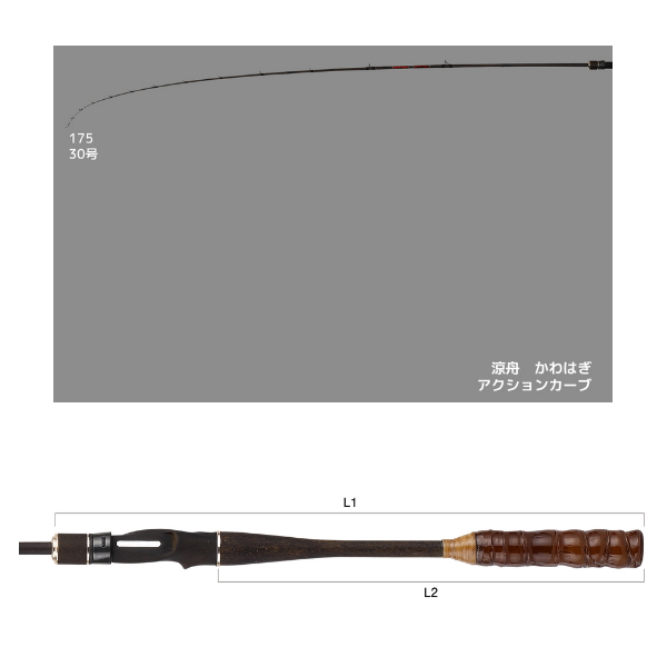 画像4: （26年6月新商品） アルファタックル（alpha tackle） 涼舟 かわはぎ 175 （仕舞寸法 91cm） （6月発売予定／ご予約受付中）