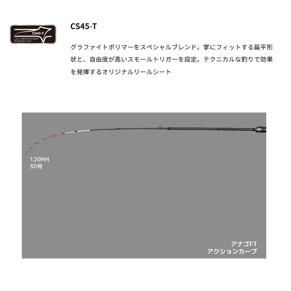 画像2: （26年4月新商品） アルファタックル（alpha tackle） アナゴ FT 120MH （仕舞寸法 63.5cm） （4月発売予定／ご予約受付中）