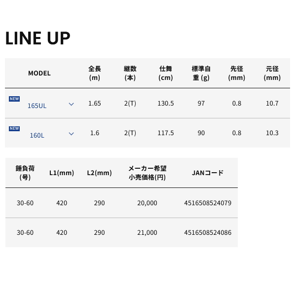 画像: （26年4月新商品） アルファタックル（alpha tackle） シオン マルイカ 160L （仕舞寸法 117.5cm） （4月発売予定／ご予約受付中）