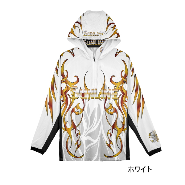 画像1: （26年5月新商品） サンライン プロドライ ロングフーディー SUW-04602CW ホワイト 3Lサイズ （5月発売予定／ご予約受付中）