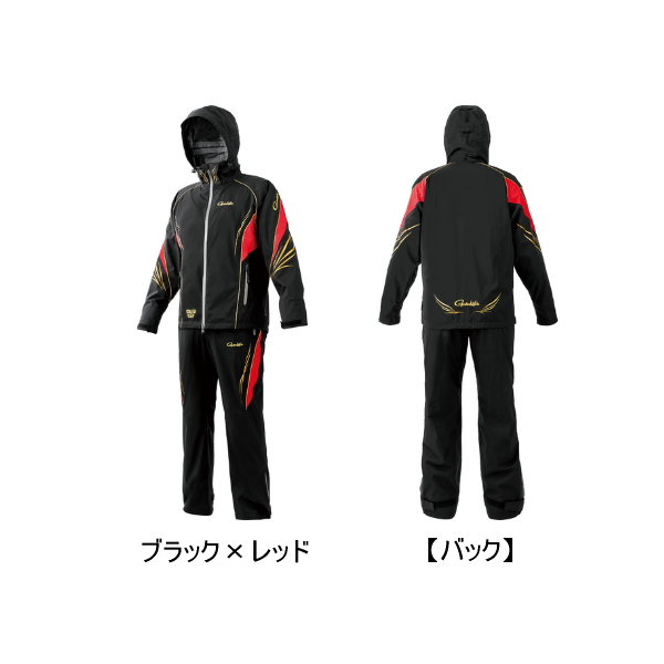 画像1: （26年4月新商品） がまかつ アルテマシールドプロレインスーツ GM-3799 ブラック×レッド 3Lサイズ （4月発売予定／ご予約受付中）