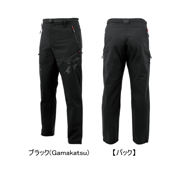 画像1: （26年5月新商品） がまかつ ストレッチフィッシングパンツ GM-3820 ブラック（がまかつ） Mサイズ （5月発売予定／ご予約受付中）