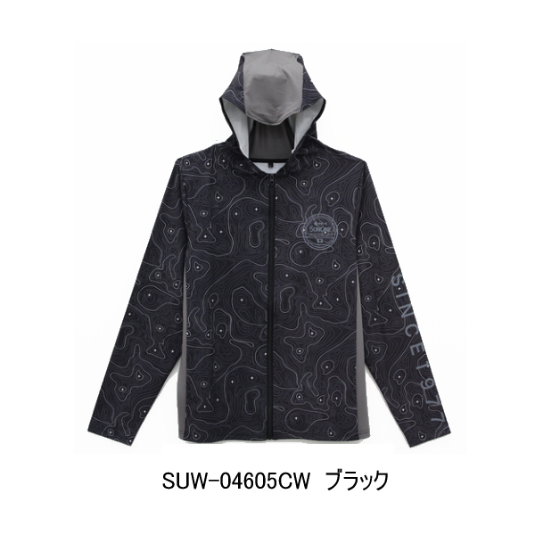 画像1: （26年4月新商品） サンライン BUG OFF クイックドライフルジップパーカー SUW-04605CW ブラック 3Lサイズ （4月発売予定／ご予約受付中）