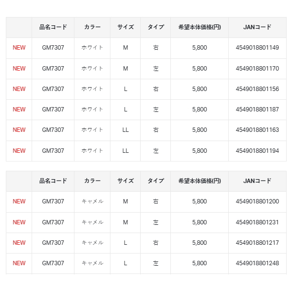 画像: （26年2月新商品） がまかつ へら用グローブ（片手） GM-7307 ブラック （左） Mサイズ
