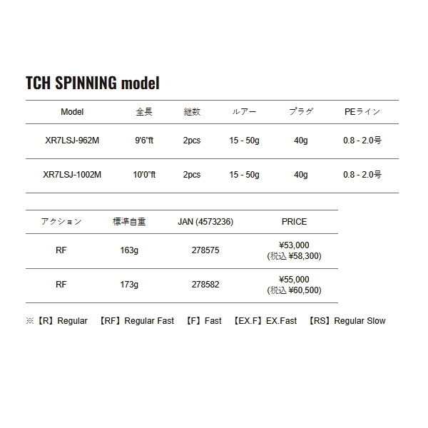 画像: （26年2月新商品） メジャークラフト クロスライド 7G ライトショアジギング XR7LSJ-962M （仕舞寸法 149cm） （保証書付き） （大型1・代引と離島不可）