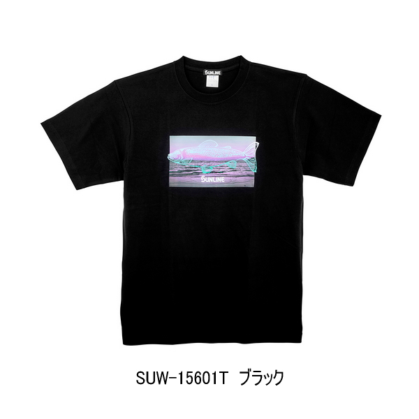 画像1: （26年3月新商品） サンライン プレミアムコットンTシャツ SUW-15601T ブラック XLサイズ （3月発売予定／ご予約受付中）