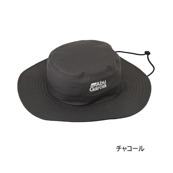 画像1: （26年4月新商品） アブガルシア 3レイヤー ナイロンレインハット チャコール フリーサイズ （返品不可）
