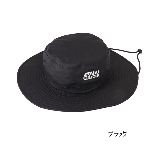 画像1: （26年4月新商品） アブガルシア 3レイヤー ナイロンレインハット ブラック フリーサイズ （返品不可）