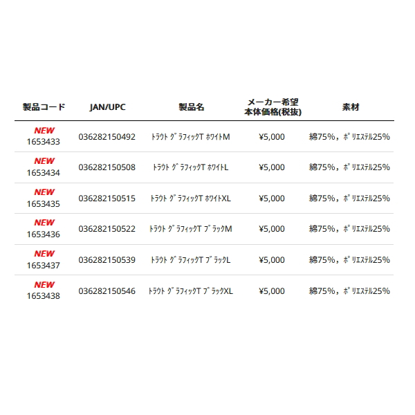 画像: （26年4月新商品） アブガルシア ズームサファリ グラフィックT ホワイト Lサイズ （返品不可）