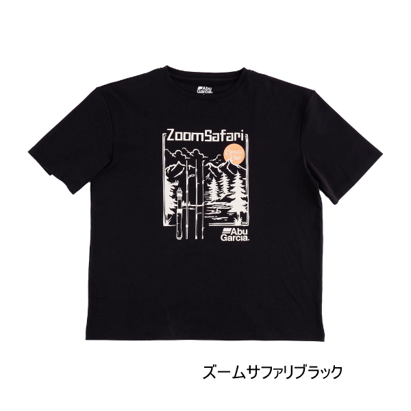 画像1: （26年4月新商品） アブガルシア ズームサファリ グラフィックT ブラック Mサイズ （返品不可）