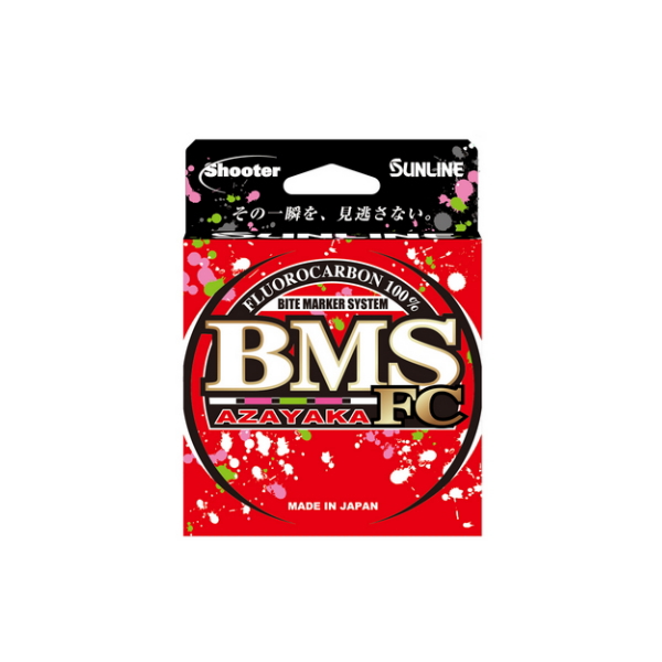 画像1: （26年5月新商品） サンライン シューター BMS アザヤカ FC 320m 2号 クリア（ピンク＆イエローグリーン＆ブラックマーキング） （5月発売予定／ご予約受付中） （小型商品）