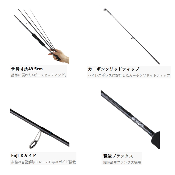 画像2: （25年12月新商品） PROX 根魚権蔵パック NGP604LS （仕舞寸法 49.5cm） （保証書付き）